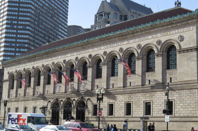 Boston Public Library - old entrance