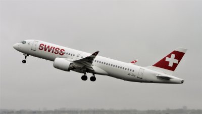 HB-JCO Swiss Airbus A220-300 MSN 55033 (ex Bombardier BD-500 CSeries CS300) 