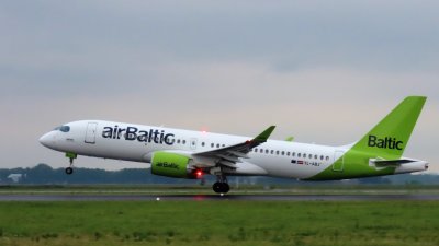 YL-ABJ Air Baltic Airbus A220-300 - MSN 55165