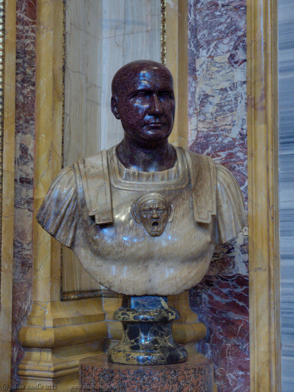 Bust of Roman emperor