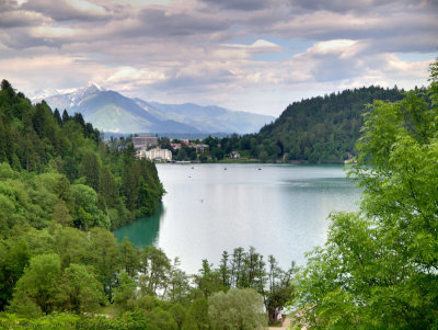 Bled from Blad Jezero train station