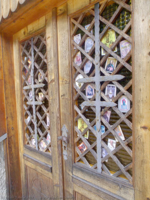 Russian chapel door