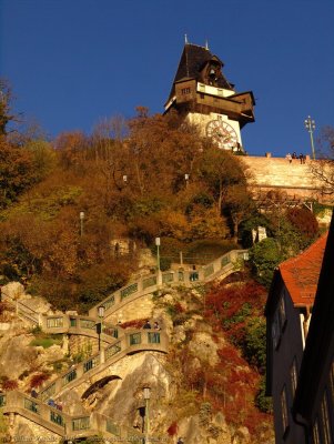 Schlossberg and clocktower
