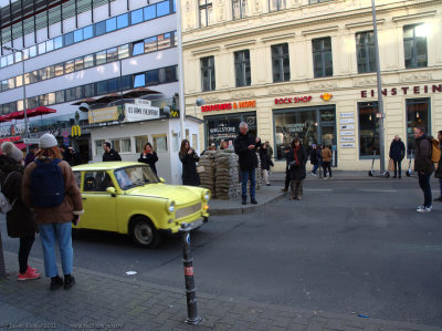 Trabi's at Checkpoint Charlie