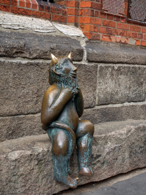 Teufel beside Marienkirche, Lübeck