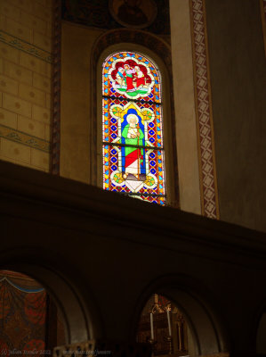 Interior of 'Scottish church'