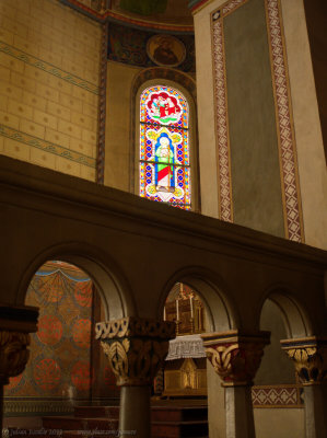 Interior of 'Scottish church'