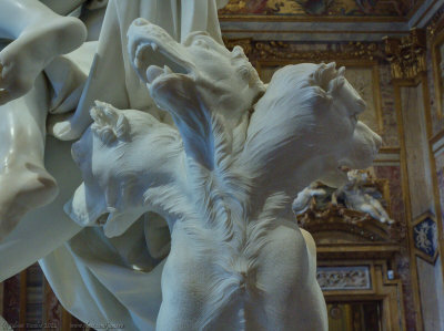 Cerberus (Rape of Proserpine) by Bernini