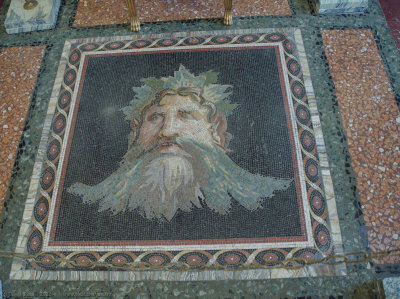 Wood Deity(?) Mosaic