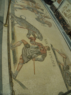 Gladiator mosaic