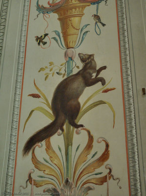 Wall painting, weasal