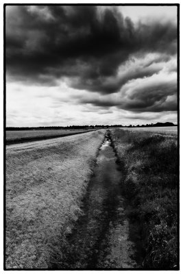 Storm over Helpston Road, Ailsworth