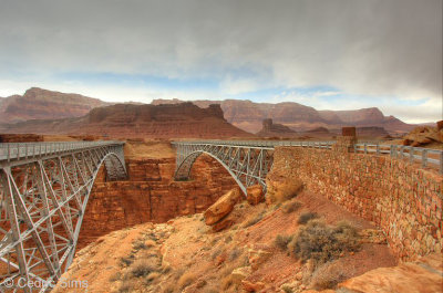 View of Marble Canyon from Navajo Bridge