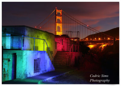 Battery Yates & Golden Gate Bridge