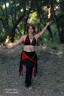 Photo Shoot wth Madeline  Elize 5-20-17 Gypsy Fire Dance