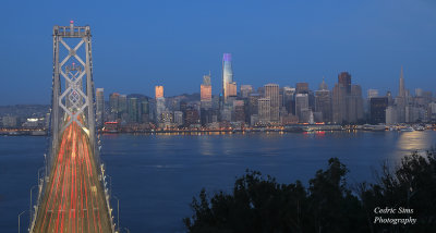  Bay Bridge & San Francisco Skyline