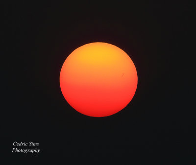   Smokey Sunrise from the Caldor Fire