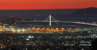 Oakland- Bay bridge-Golden Gate Bridge