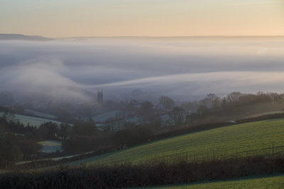 Mist in the Culm valley