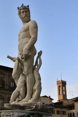 Firenze. La Fontana del Nettuno