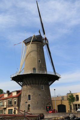 Gouda. Molen De Roode Leeuw