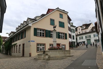 Basel. Gemsberg square