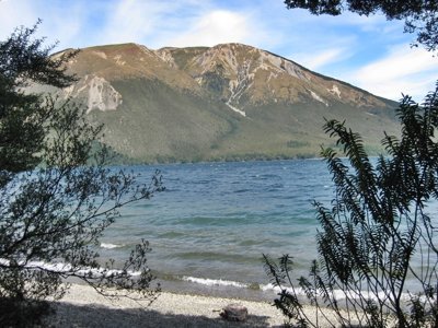 Nelson Lakes National Park. Lake Rotoiti