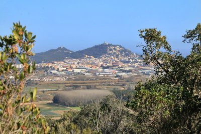 View from Castell de Palafolls