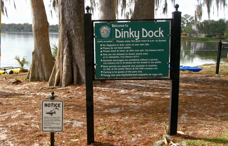 Dinky Dock - our launch point