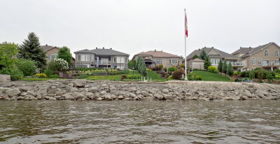 Nice homes on Ottawa River
