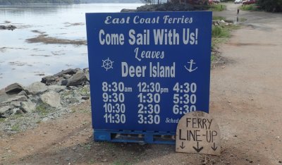FERRY FROM DEER ISLAND TO CAMPOBELLO ISLAND