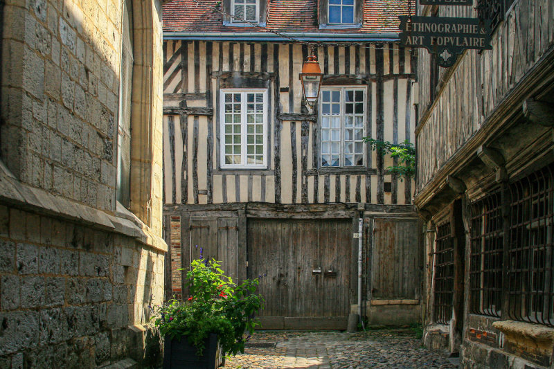 old houses in Honfleur