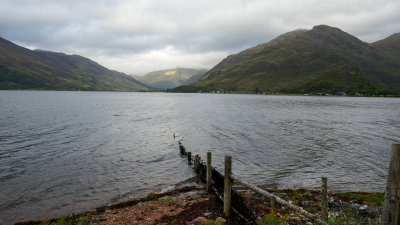 Loch Duich, rainy evening