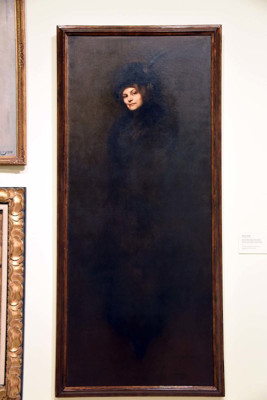 Portrait of Maria Sampere, the Painters Wife (1911) - Francesc Pausas - 0991