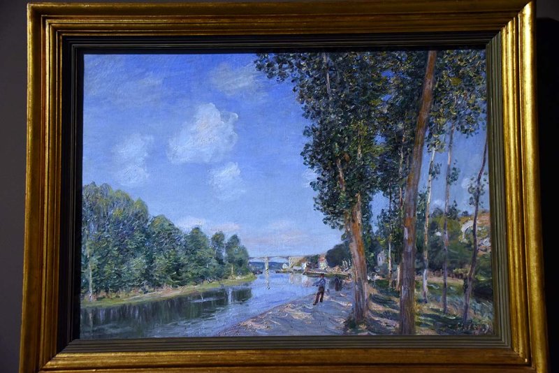 A Bend in the Loing (1892) - Alfred Sisley - 1125