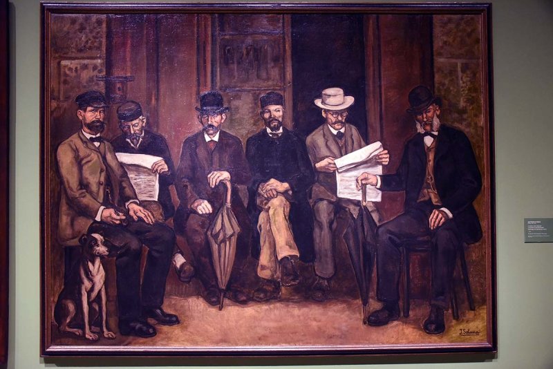 Gathering at the Apothecarys House (1914) - Jos Gutirrez Solana - 1254
