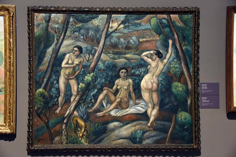 Three Nudes in the Forest (1913) - Joaquim Sunyer - 1303