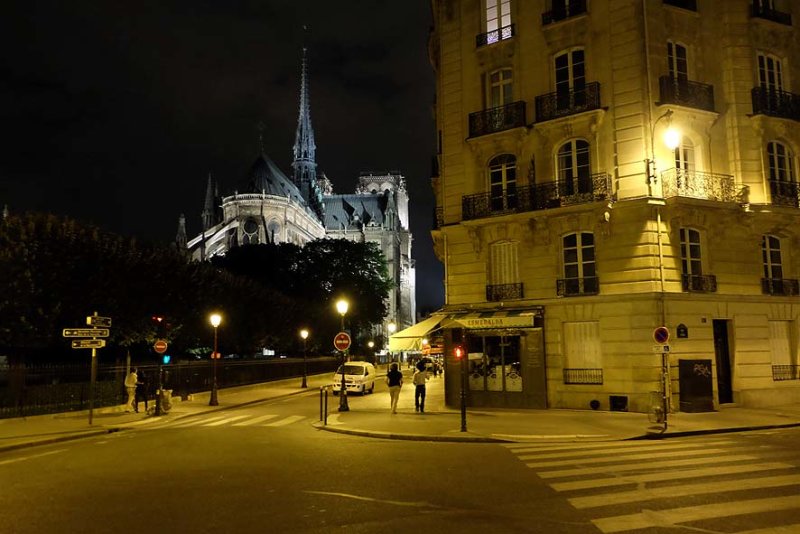 Chevet de Notre-Dame de Paris vu de lIle Saint-Louis - 0234