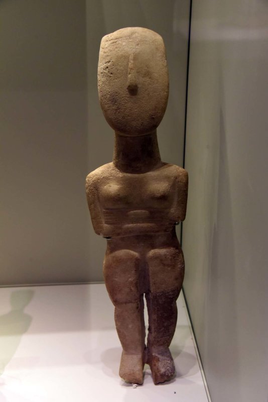 Female figure - Early Spedos style, ca. 2600 BCE - Cycladic islands - 4154