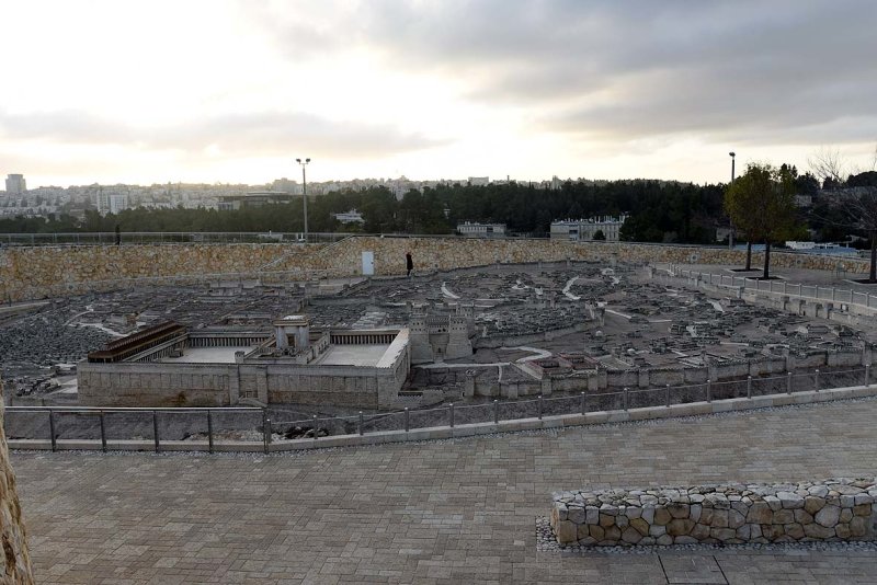 Jerusalem in the Second Temple period in 66 CE, before destruction of the city by Titus. Model at 1:50 - 5059