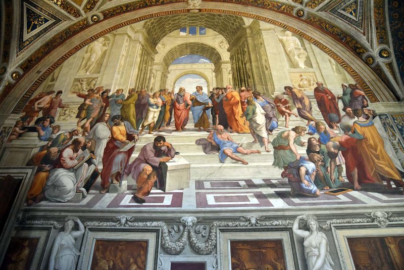 Room of the Signatures (1508-1511) decorated by Raphael, Stanze di Raffaello, Vatican Museum - 0215