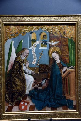 Annunciation. Epitaph of a Painter (ca. 1500) - From St Bernardine of Siena Church in Wroclaw - 7170