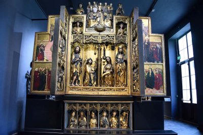 Annunciation with the Unicorn Polytptych (ca. 1480) - From St Elisabeth Church, Wroclaw - 7180