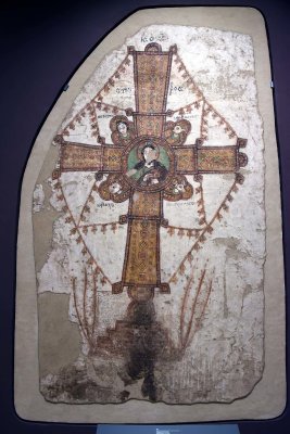 Cross in Majesty, Sudan, Faras Cathedral (11th c. AD) - Faras Gallery - 7182