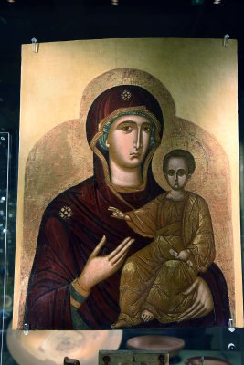 Icon of Mother of God Hodegetria (15th c. AD) - Byzantium – 7191