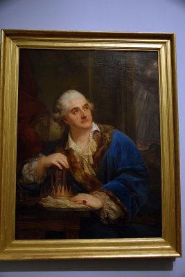 Portrait of King of Poland Stanislaus Augustus Poniatowski with an Hourglass (1793) - Marcello Bacciarelli - 7220