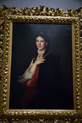 Portrait of Leonia Blhdom, the Artist's Stepdaughter (1870-1871) - Henryk Rodakowski - 7260