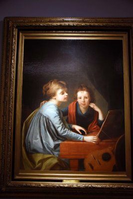 Portrait of the Misses Pechwell at the Clavichord (after 1800) - Jan Krystian Gladysz - 7327