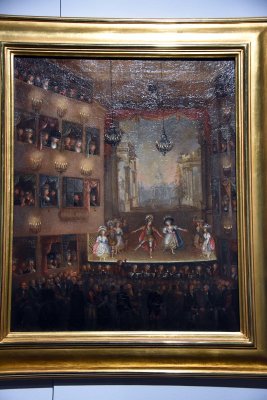 Premiere of opera Pirro of Giovanni Paisiello in the National Theatre in Warsaw (1790) - Unknown painter - 7333