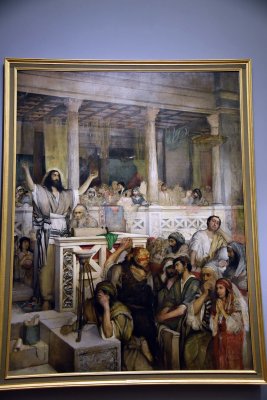 Christ Teaching at Capernaum (1878-1879) - Maurycy Gottlieb - 7340